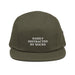 Triniskies  Olive Easily Distracted by Rocks Embroidered Five-Panel Camper Cap