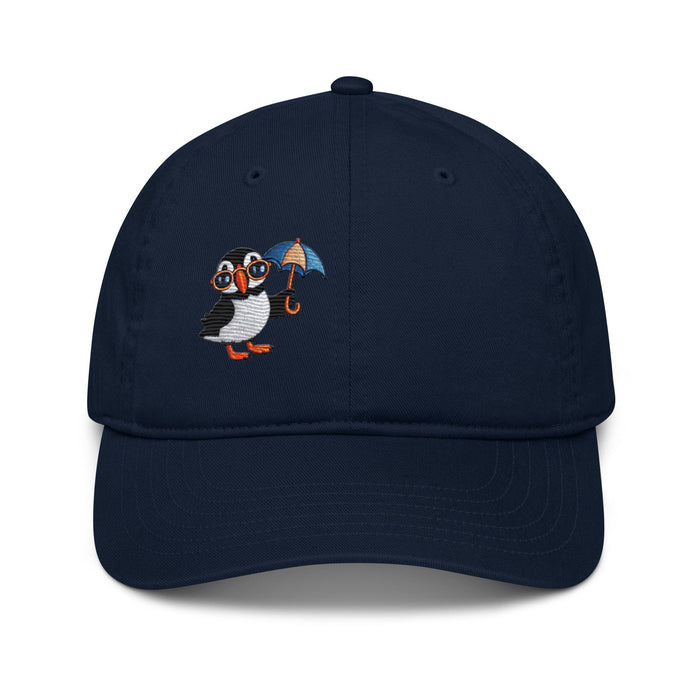 Triniskies  Pacific Embroidered Playful Puffin Organic Dad Hat - Quirky & Sustainable Style