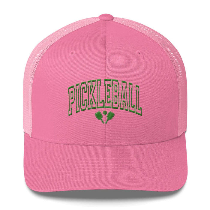 Triniskies Pickleball Embroidered Trucker Cap Classic Six-Panel Mesh Back Hat Pickleball Hat Sports Hat Mens Hat Womens Hat