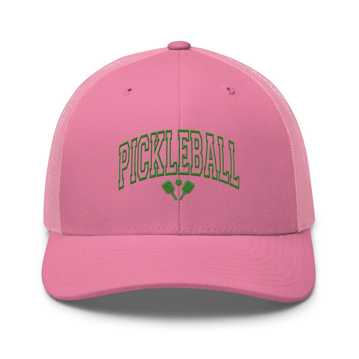 Triniskies Pickleball Embroidered Trucker Cap Classic Six-Panel Mesh Back Hat Pickleball Hat Sports Hat Mens Hat Womens Hat