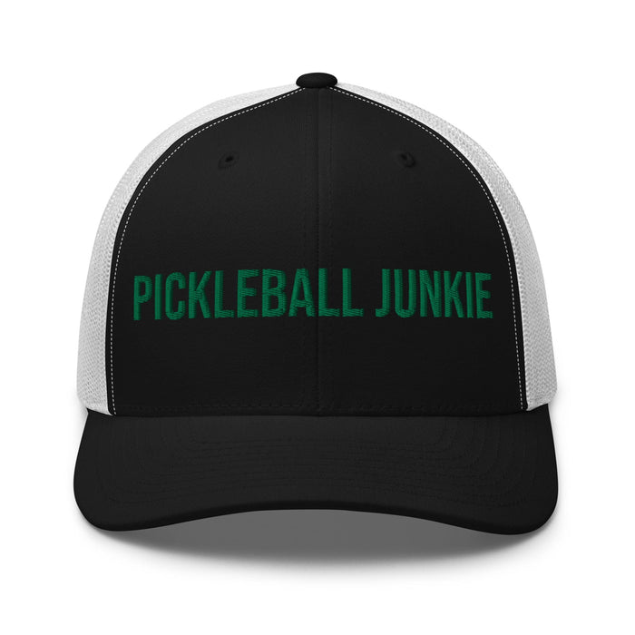 Triniskies Pickleball Junkie Embroidered Trucker Cap Classic Six-Panel Mesh Back Hat