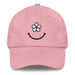 Triniskies Pink Bloom with Joy Embroidered Floral Smiley Face Dad Hat Fill Your Day With Simple Joys Great Gift Idea