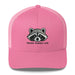 Triniskies Pink Embroidered Trash Panda Wildlife Humor Trucker Hat – Funny & Stylish