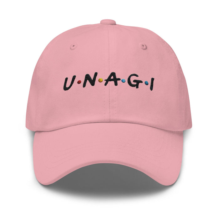 Triniskies  Pink UNAGI Embroidered Dad Hat – Stay Aware in Style