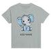 Triniskies Print Material Ash / S Adorable Elephant Birthday Classic Kids Crewneck T-shirt Tee