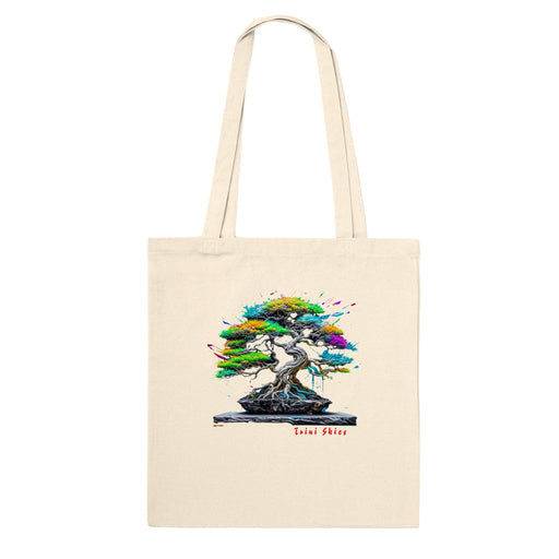 Triniskies Print Material Natural Psycadelic Bonsai Premium Tote Bag