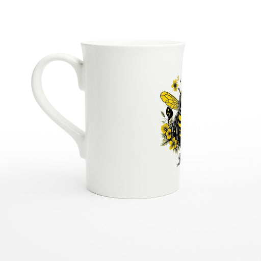 Triniskies Print Material White 10oz Porcelain Slim Mug