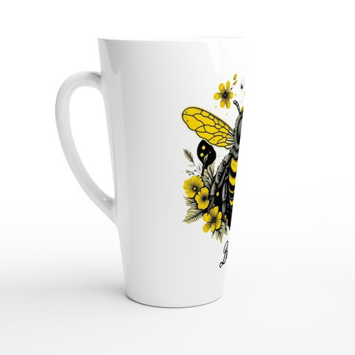 Triniskies Print Material White Latte 17oz Ceramic Mug