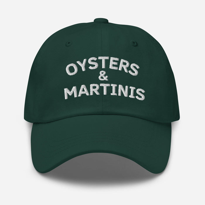 Triniskies  Spruce Oysters & Martinis Embroidered Dad Hat