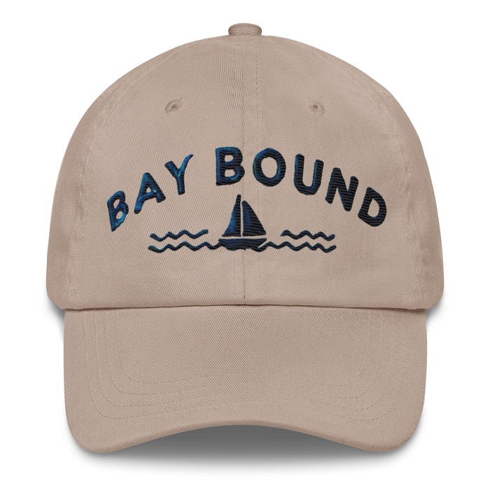 Triniskies Stone Bay Bound Embroidered Dad Hat - Low Profile, Adjustable Strap, Coastal Style Maryland Hat Chesapeake