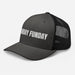 Triniskies Sunday Funday Embroidered Trucker Cap Classic Six-Panel Mesh Back Hat Party Football Sports Hat