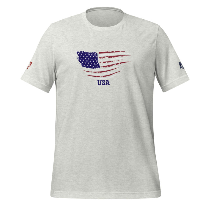 Triniskies  T-Shirt Ash / S USA-Themed Patriotic Trump T-Shirt Bold American Pride Tee for Supporters