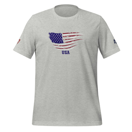 Triniskies  T-Shirt Athletic Heather / XS USA-Themed Patriotic Trump T-Shirt Bold American Pride Tee for Supporters