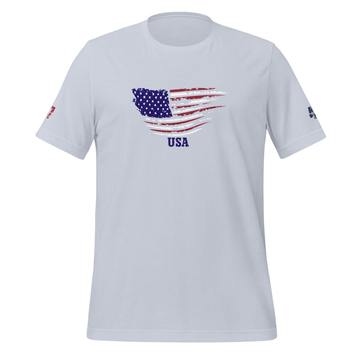 Triniskies  T-Shirt Light Blue / XS USA-Themed Patriotic Trump T-Shirt Bold American Pride Tee for Supporters