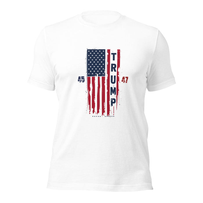 Triniskies  T-Shirt Trump 2024 Commemorative T-Shirt  Celebrating the 45th and 47th President of the United States