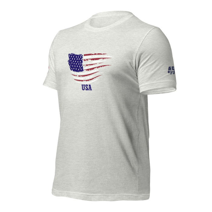 Triniskies  T-Shirt USA-Themed Patriotic Trump T-Shirt Bold American Pride Tee for Supporters