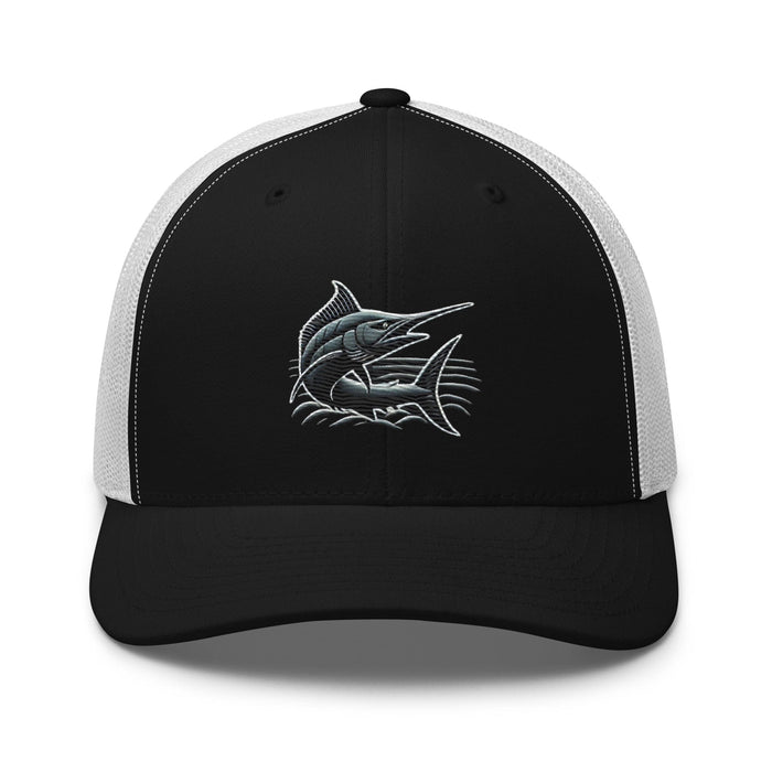 Triniskies The Great Catch Embroidered Marlin Trucker Cap Fisherman Gift Fishing Gift Mens Hat Womens Hat