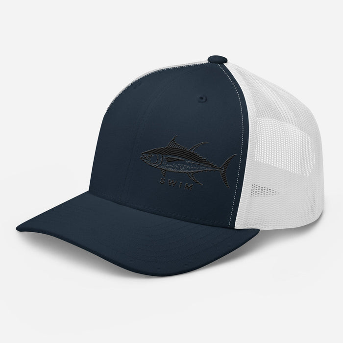 Triniskies Yellowfin Tuna EmbroideredTrucker Cap