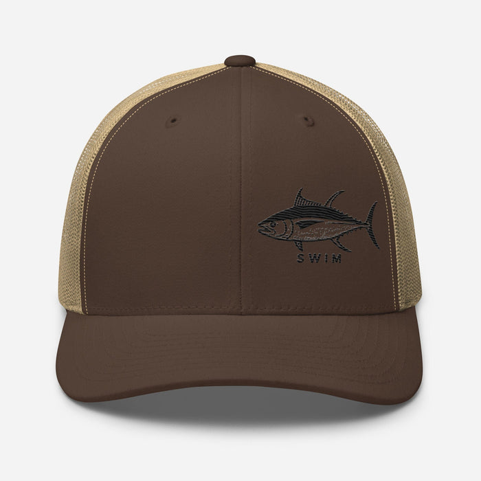 Triniskies Yellowfin Tuna EmbroideredTrucker Cap