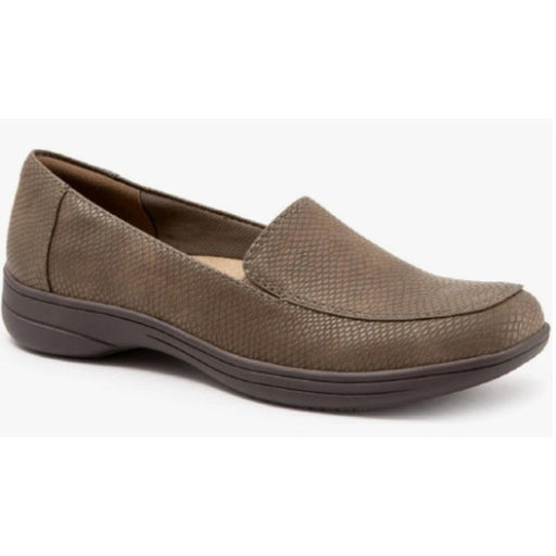 Trotters 8 / Dark Taupe / Leather "Trotters Women's Jacob Loafer Flat Dark Taupe 8.0W US" *