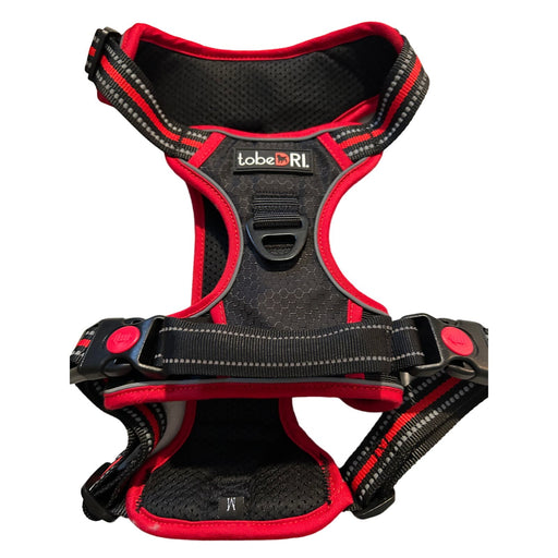 Truelove medium / red TobeDri Adjustable Red and Black No-Pull Harness Dogs, Safety and Control SZ M