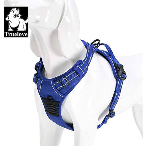 Truelove small / Blue TRUE LOVE Adjustable Reflective No-Pull Harness - Small Dogs, Safety and Control