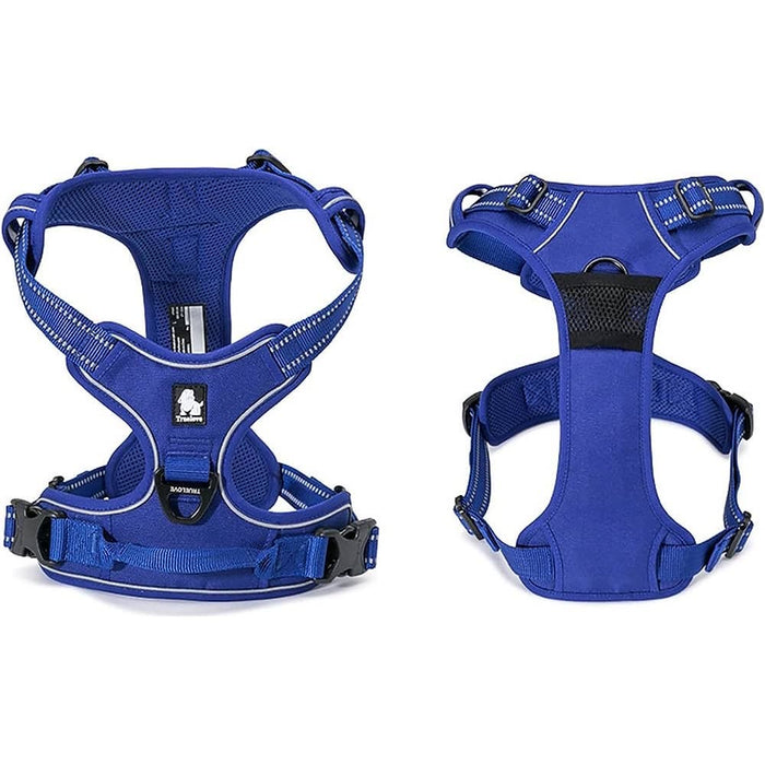 Truelove small / Blue TRUE LOVE Adjustable Reflective No-Pull Harness - Small Dogs, Safety and Control