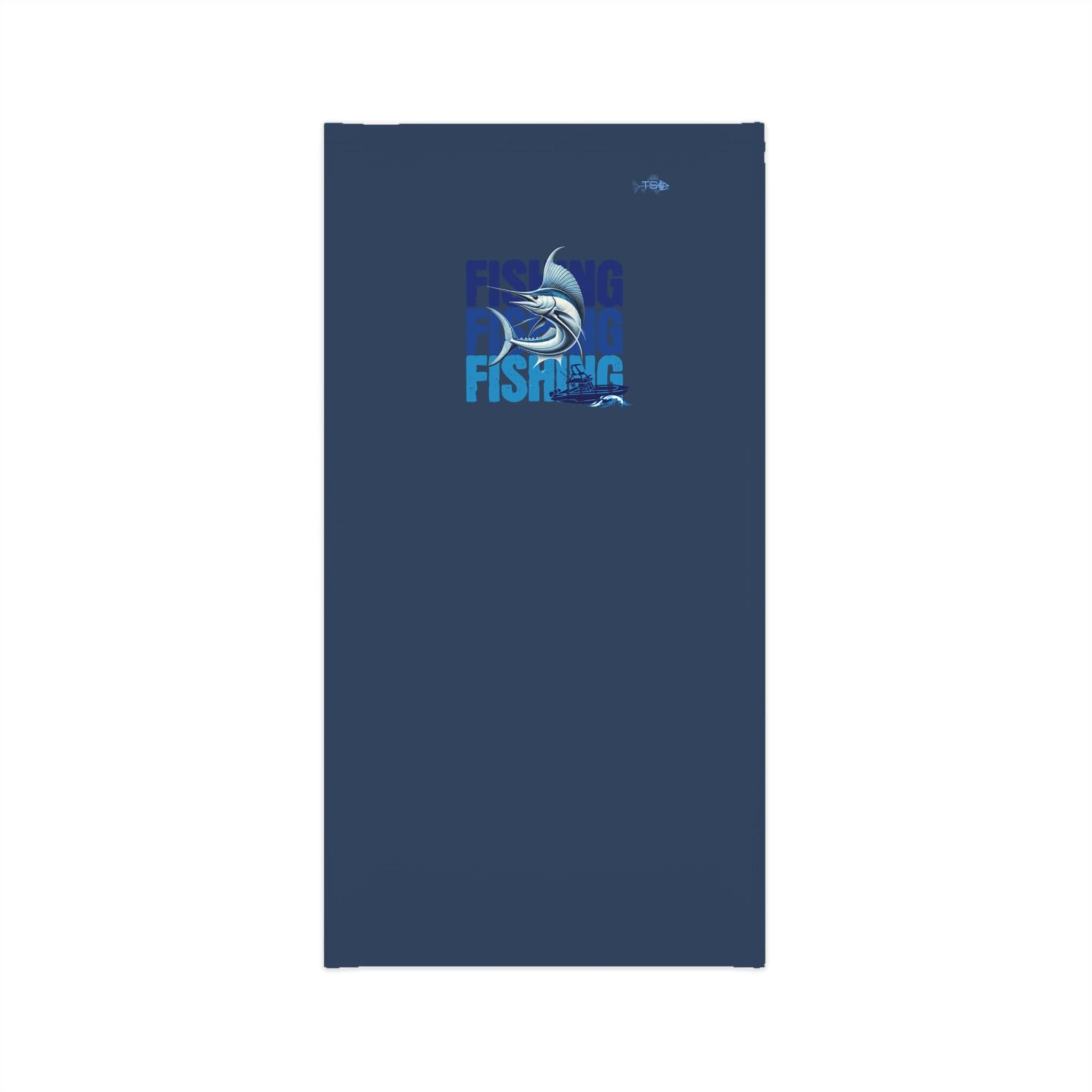 TS Sport Fishing Unisex Lightweight Neck Gaiter, 100% Polyester, Moisture - Wicking Outdoor Accessory (BLUE) - Triniskies