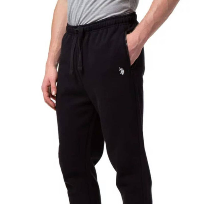 U.S. Polo Assn. U.S. Polo Assn. Men's Fleece Jogger black SZ Large