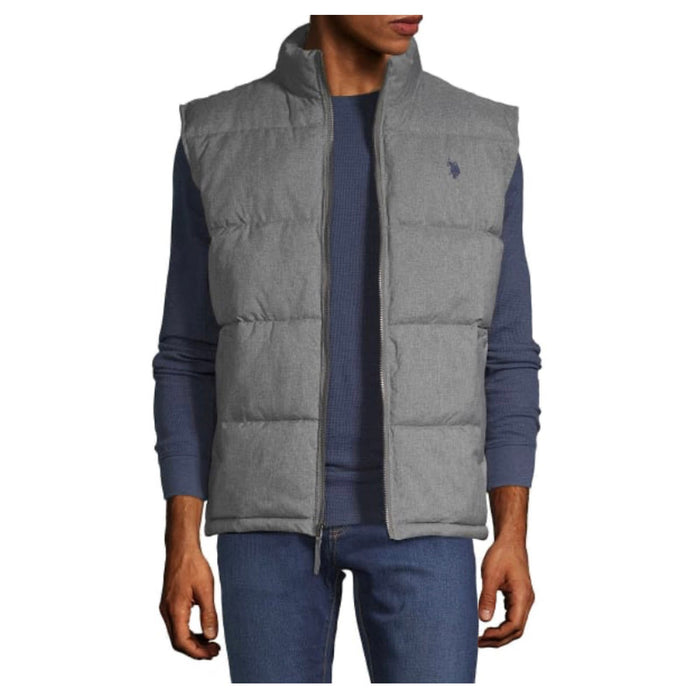 U.S. Polo Assn. U.S. Polo Association Men's * Zip Up Puffer Vest Jacket L Coat Department  MC10