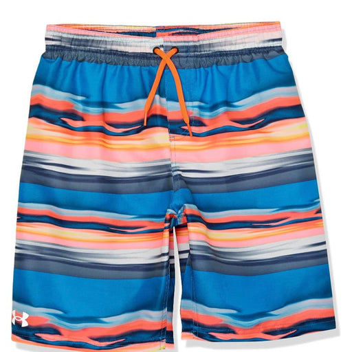 Under armour 4 / Blue Circuit Under Armour Boys' Swim Trunks, Blue Circuit, Lightweight, Size 4. K51*