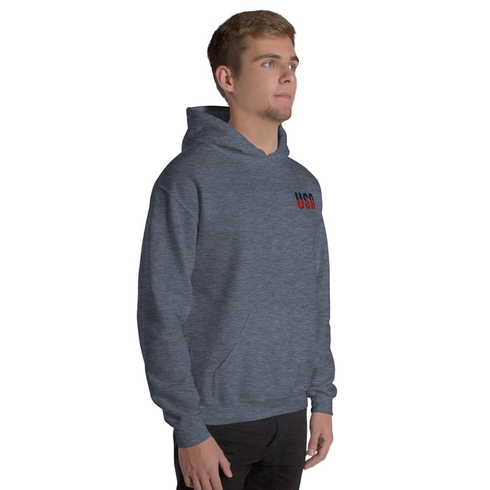 Show Your Patriotic Side USA Unisex Hoodie – Cozy, Soft, and Stylish for Cooler Evenings Great Gift