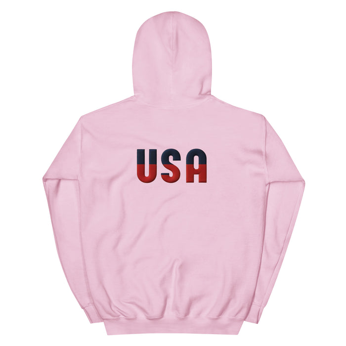 Show Your Patriotic Side USA Unisex Hoodie – Cozy, Soft, and Stylish for Cooler Evenings Great Gift