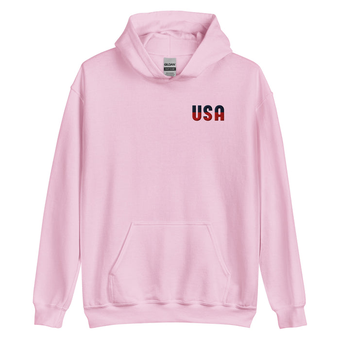 Show Your Patriotic Side USA Unisex Hoodie – Cozy, Soft, and Stylish for Cooler Evenings Great Gift