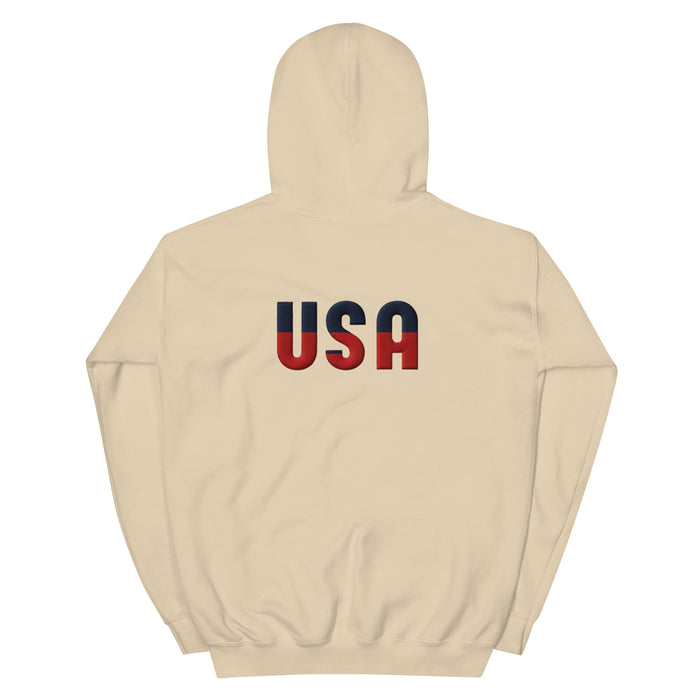 Show Your Patriotic Side USA Unisex Hoodie – Cozy, Soft, and Stylish for Cooler Evenings Great Gift