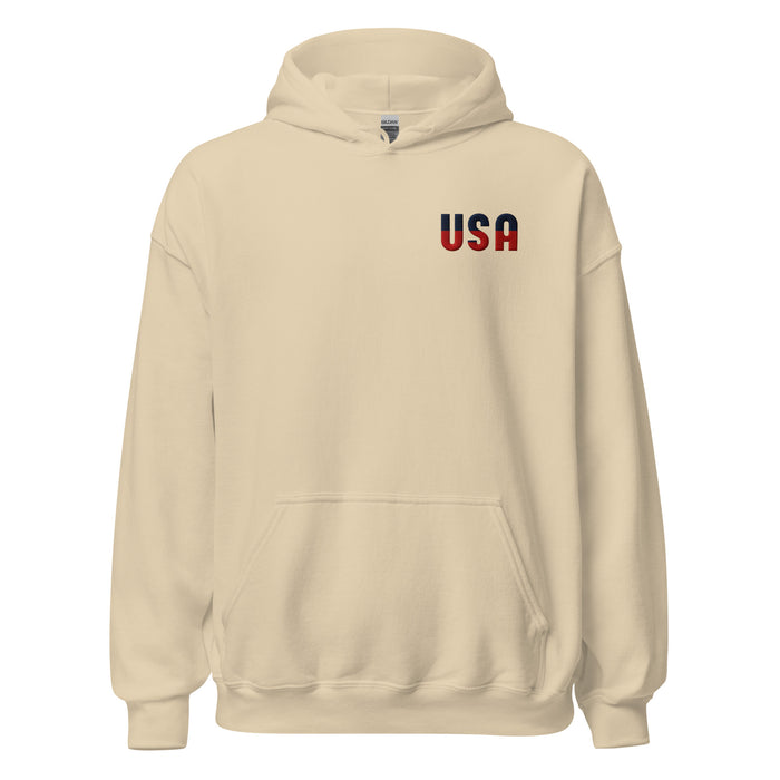 Show Your Patriotic Side USA Unisex Hoodie – Cozy, Soft, and Stylish for Cooler Evenings Great Gift