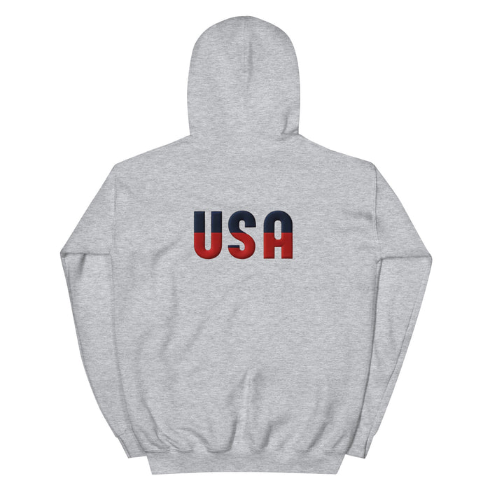 Show Your Patriotic Side USA Unisex Hoodie – Cozy, Soft, and Stylish for Cooler Evenings Great Gift