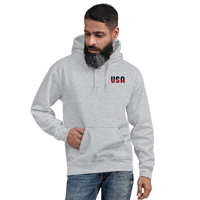 Show Your Patriotic Side USA Unisex Hoodie – Cozy, Soft, and Stylish for Cooler Evenings Great Gift