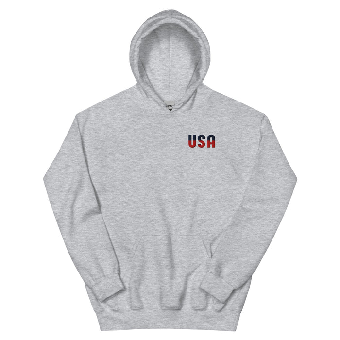 Show Your Patriotic Side USA Unisex Hoodie – Cozy, Soft, and Stylish for Cooler Evenings Great Gift