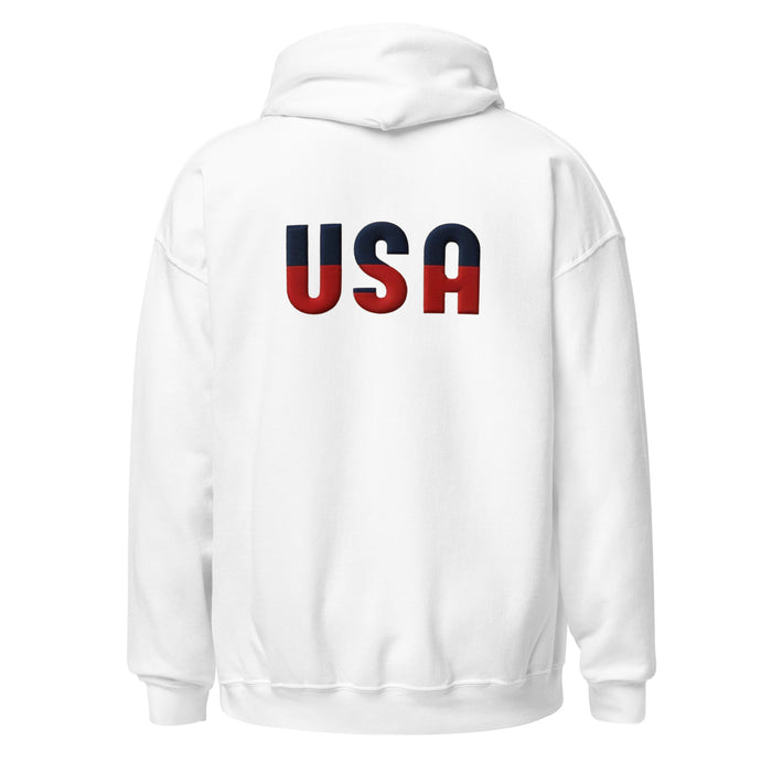 Show Your Patriotic Side USA Unisex Hoodie – Cozy, Soft, and Stylish for Cooler Evenings Great Gift