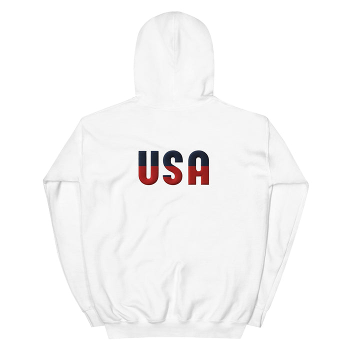 Show Your Patriotic Side USA Unisex Hoodie – Cozy, Soft, and Stylish for Cooler Evenings Great Gift