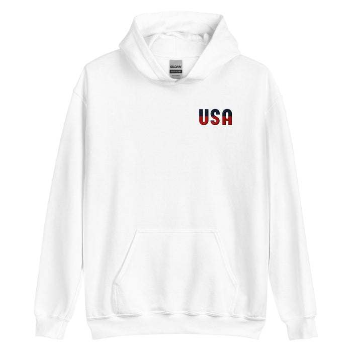 Show Your Patriotic Side USA Unisex Hoodie – Cozy, Soft, and Stylish for Cooler Evenings Great Gift