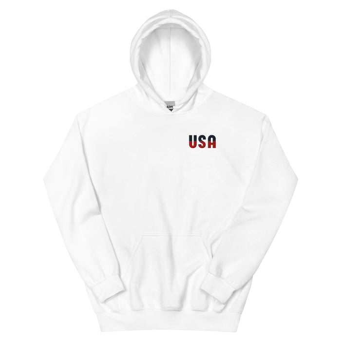 Show Your Patriotic Side USA Unisex Hoodie – Cozy, Soft, and Stylish for Cooler Evenings Great Gift