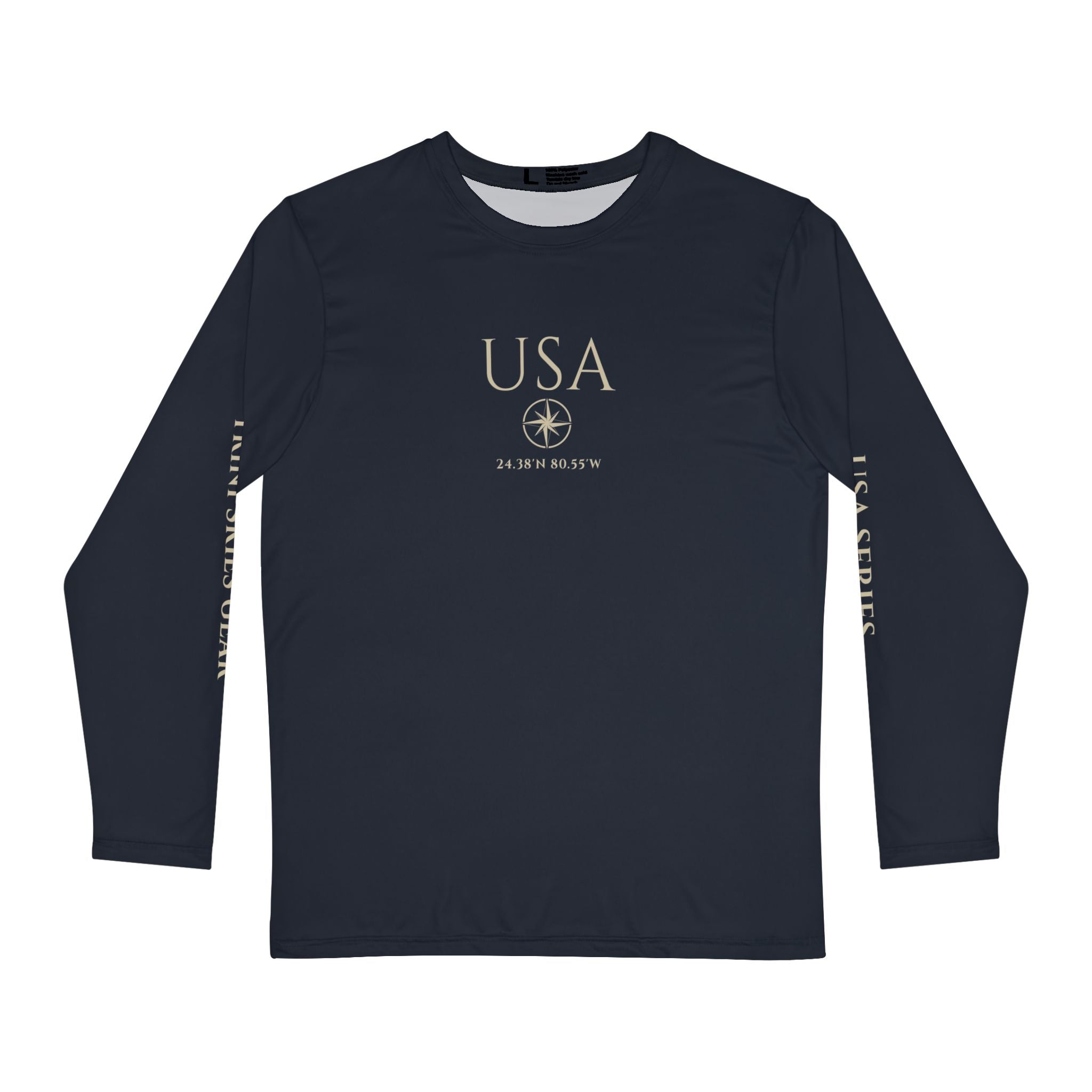 USA Series Long Sleeve Fishing Shirt - Perfect for Anglers, Coastal Vibes, Outdoor Activities, Trini Skies Gear USA Fishing Gift - Triniskies