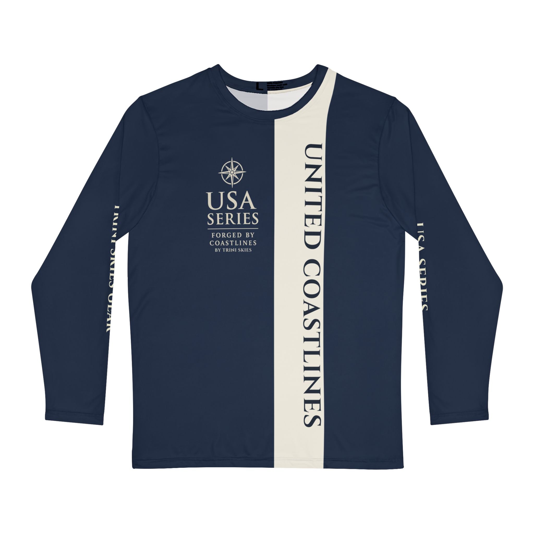 USA Series Long Sleeve Fishing Shirt - Perfect for Anglers, Coastal Vibes, Outdoor Activities, Trini Skies Gear USA Fishing Gift - Triniskies