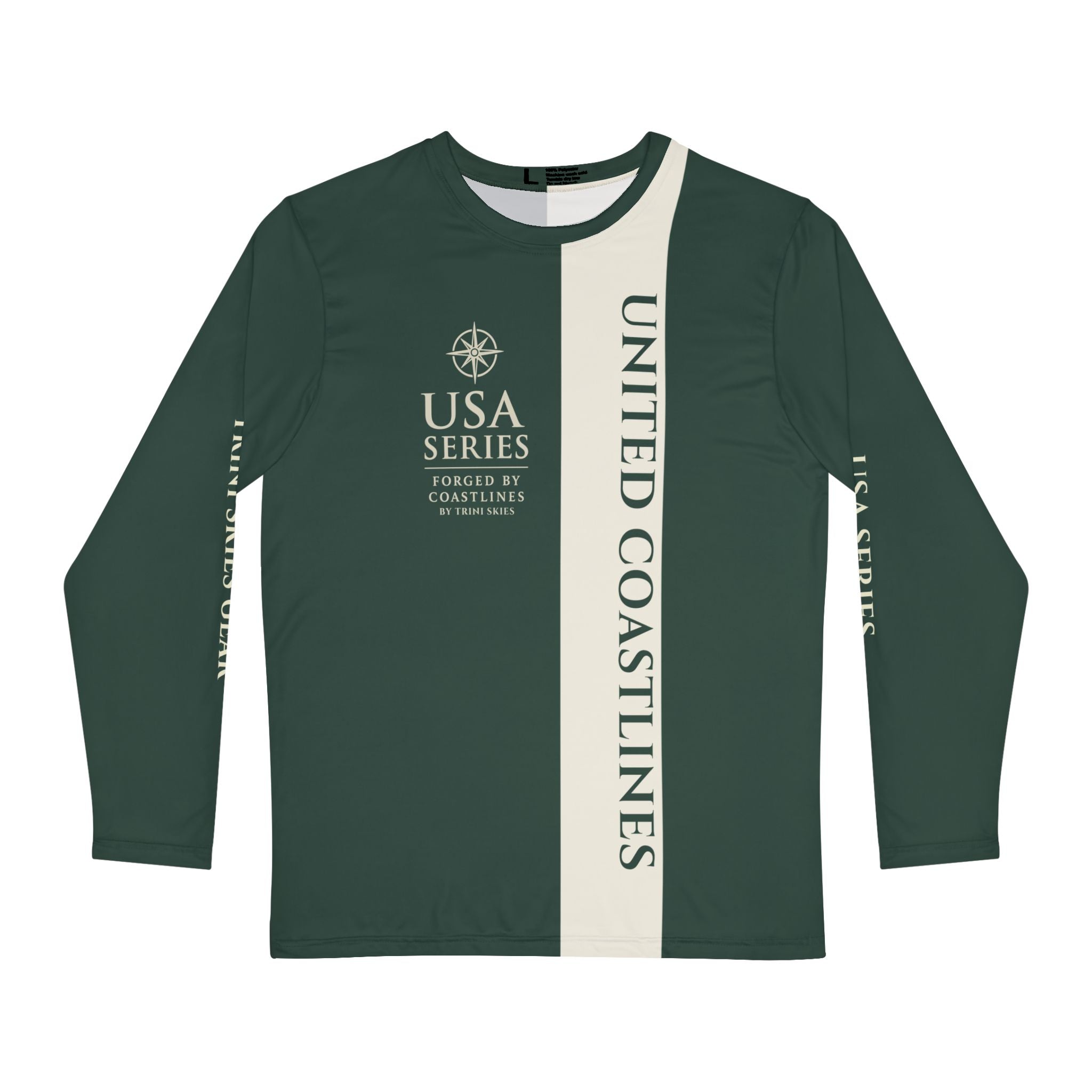 USA Series Long Sleeve Fishing Shirt - Perfect for Anglers, Coastal Vibes, Outdoor Activities, Trini Skies Gear USA Fishing Gift - Triniskies