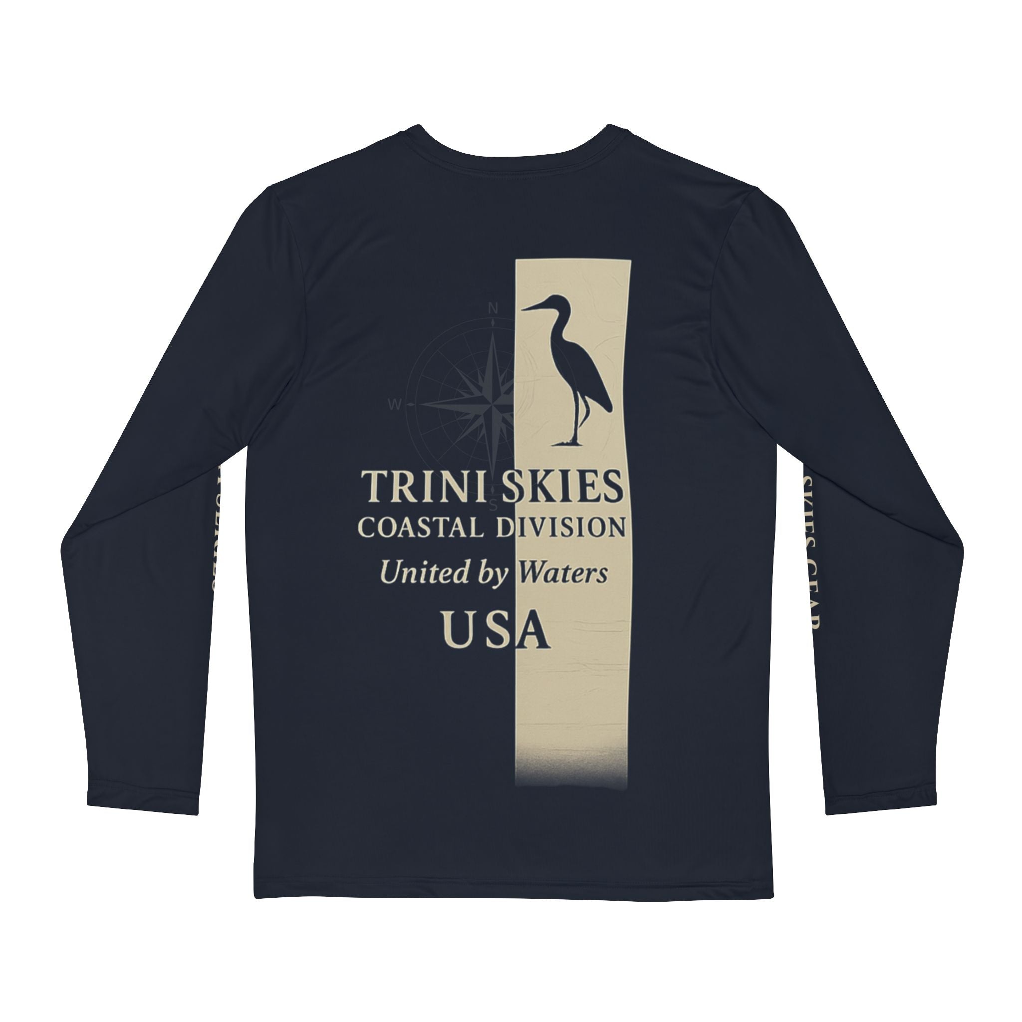USA Series Long Sleeve Fishing Shirt - Perfect for Anglers, Coastal Vibes, Outdoor Activities, Trini Skies Gear USA Fishing Gift - Triniskies