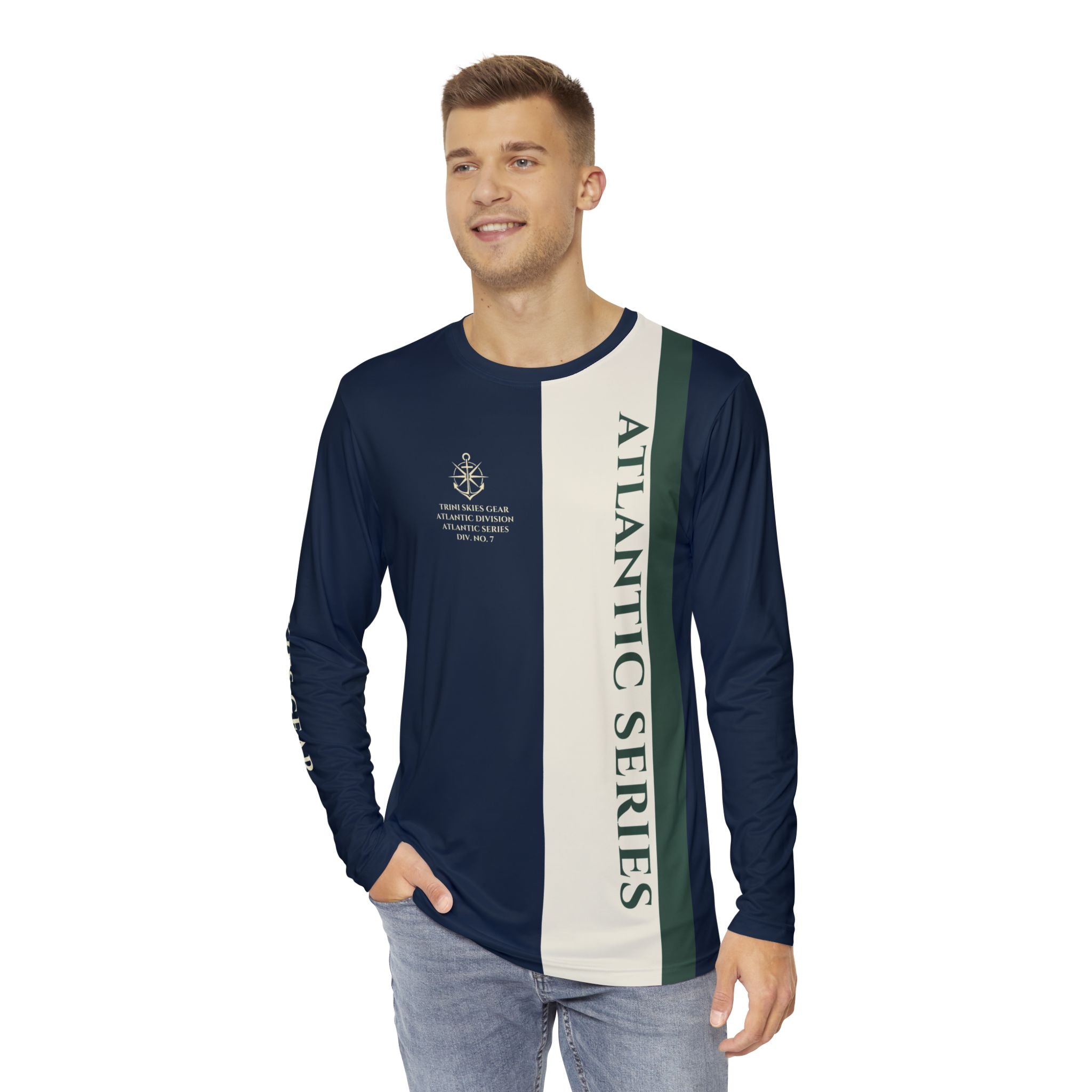 USA Series Long Sleeve Fishing Shirt - Perfect for Anglers, Coastal Vibes, Outdoor Activities, Trini Skies Gear USA Fishing Gift - Triniskies