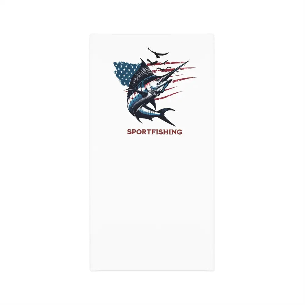 USA Sport Fishing Marlin Flag Lightweight Neck Gaiter