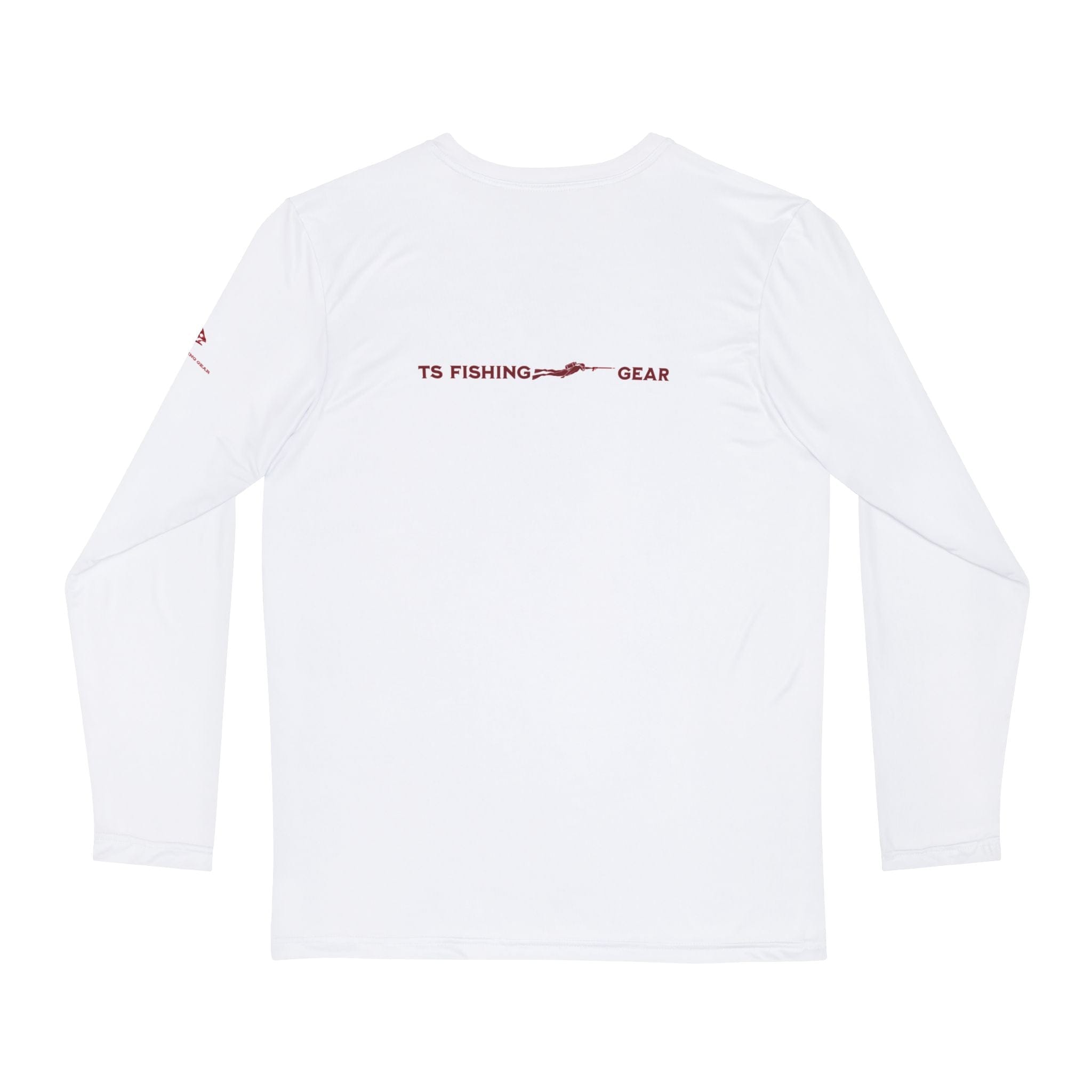 USA Sportfishing Patriotic Unisex Long Sleeve Performance Shirt, 100% Polyester, Quick - Dry Activewear. - Triniskies